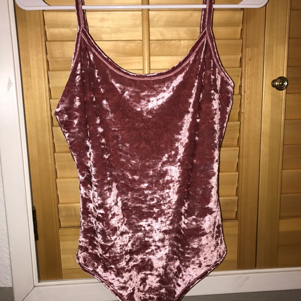 Forever21 velvet onsie/leotard